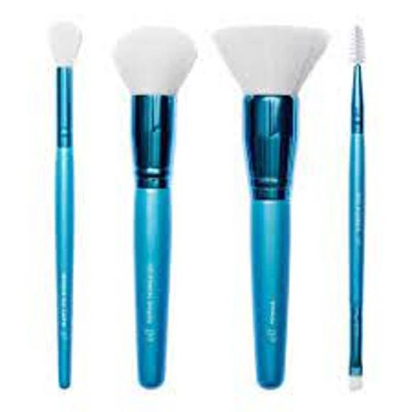 - e.l.f., Snowflake 4-Piece Eye Brush Set, Makeup Brushes women's cosmetics - Picture 2 of 3